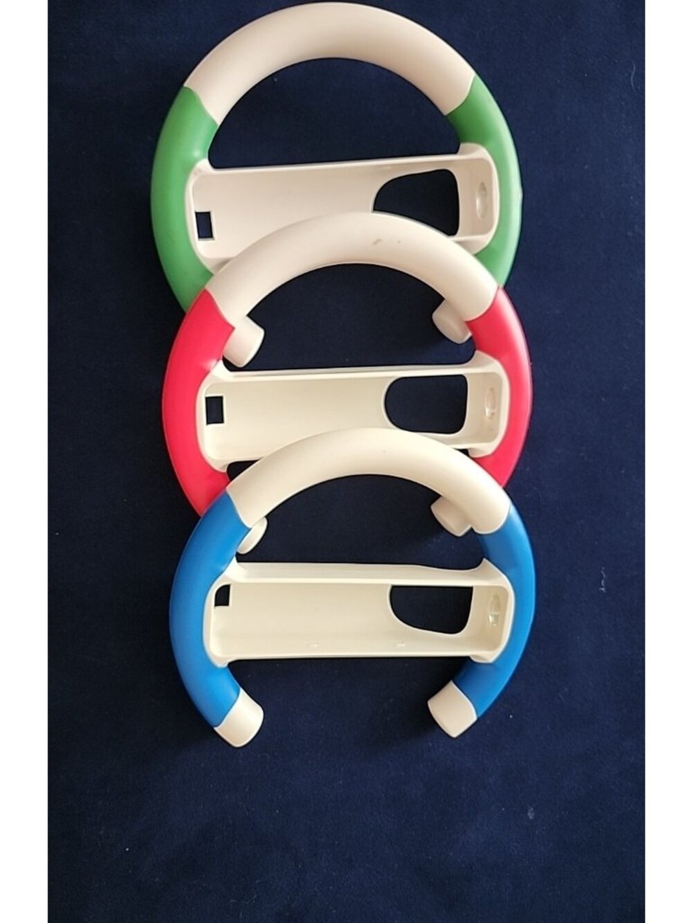 3- Nintendo Wii Compatible Steering Wheel Accessories for Driving Games - Picture 4 of 6